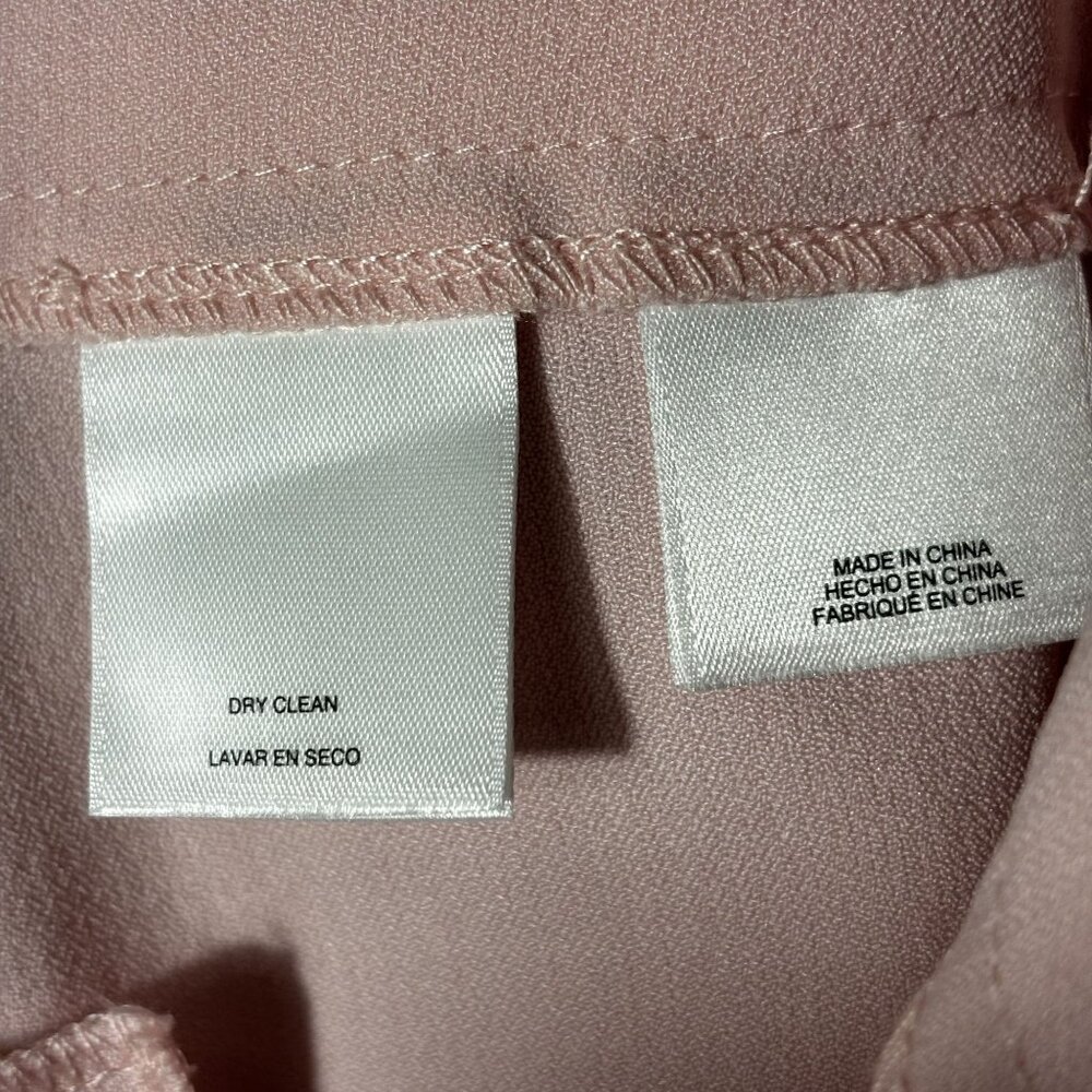 Kasper Womens Tutu Pink Dress Pants Size 12 Mid-Rise Slim Leg - Picture 12 of 12